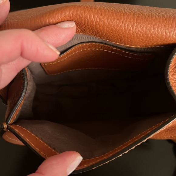 SALE! Chloe Marcie small leather saddle bag, brown/tan - excellent condition! - Picture 13 of 16